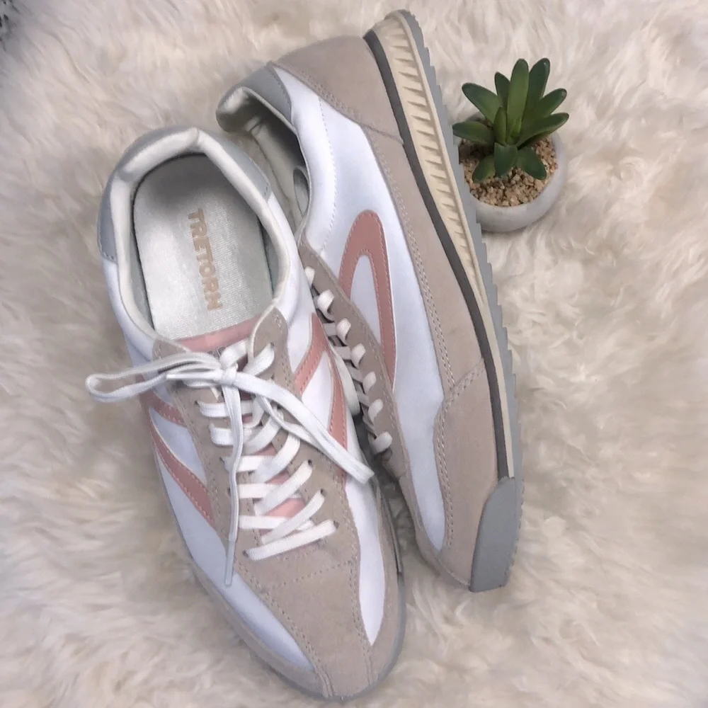 TRETORN Rawlins 2.0 Leather/Fabric Sneakers 9M EUC